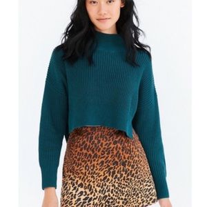 Urban Outfitters Cropped Turtleneck Sweater